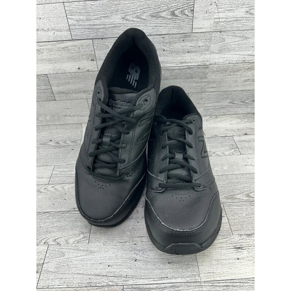 New Balance 928v3 Women 10.5D Men 9D Black Leather Walking Shoes‎ WW928BK3